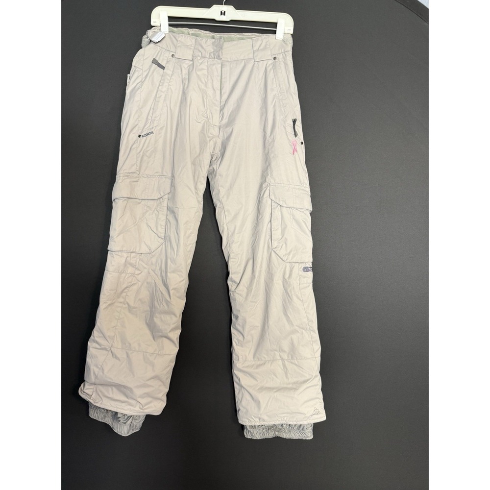 K2 ski snow board pants waterproof Sympatex taped seams leg vents womens M